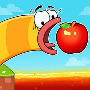 Apple Worm - free online game at GumenTech